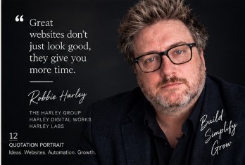 Dr Robbie Harley - Quotation Portrait